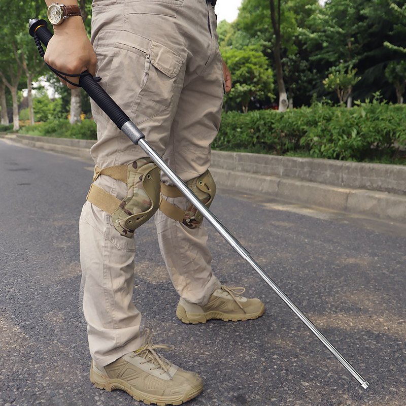 伞绳甩棍实心防身武器自卫合法伸缩挡刀棍子车载用品摔棍甩棒甩辊