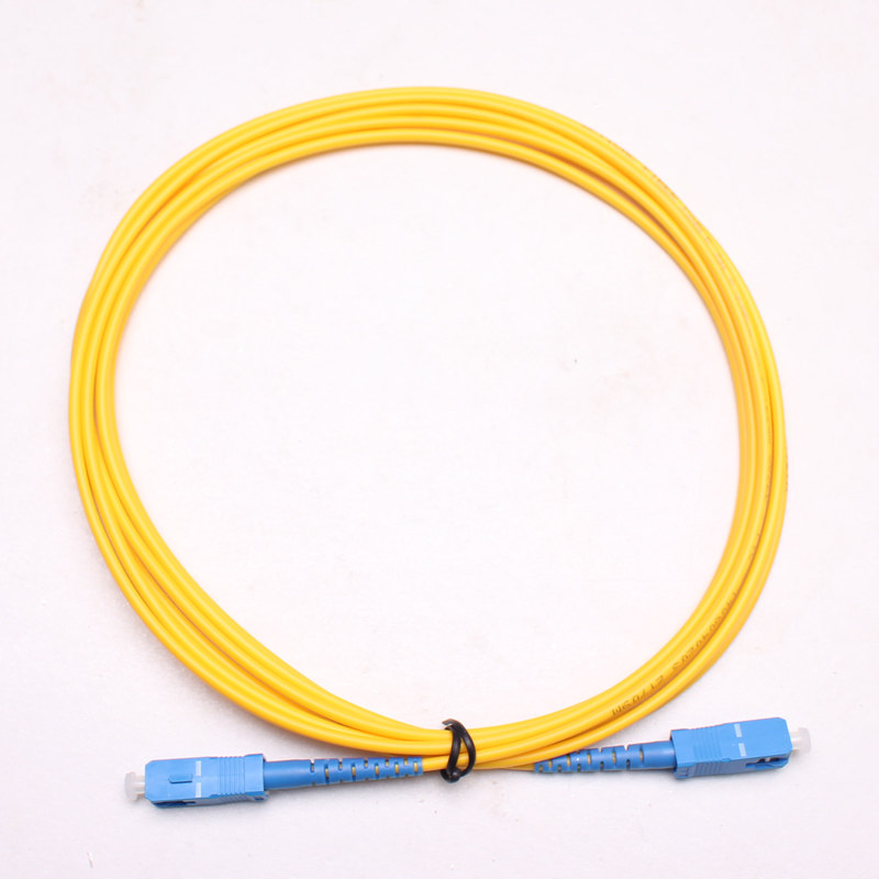 联相星科光纤线sc-sc单模光纤跳线尾纤ftth大方头652d网络级3米1 5 10