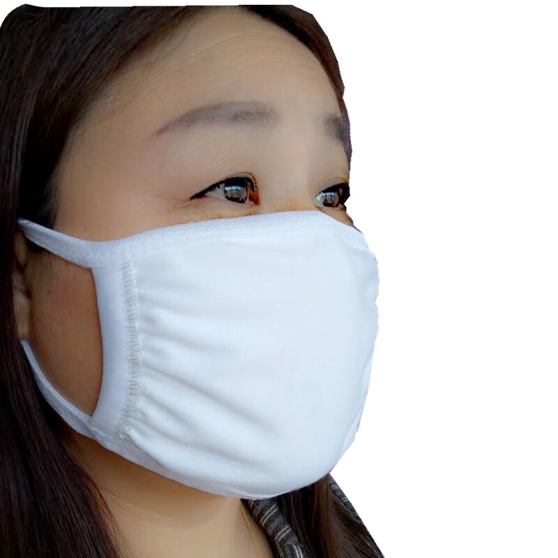 口罩纯棉棉布白色加大加厚男女通用防尘防寒口罩