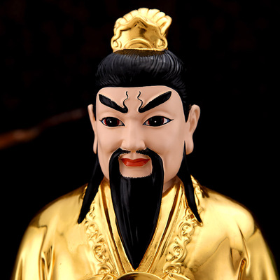 台湾贴金莽仙太爷太奶神像 四大家族佛像 纯铜保家仙居家供奉摆件