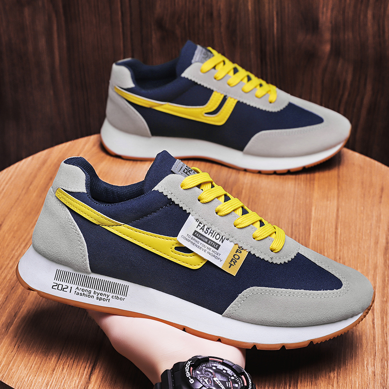 阿甘休闲鞋子男春夏季新款韩版潮鞋学生运动跑步鞋透气耐磨运动鞋