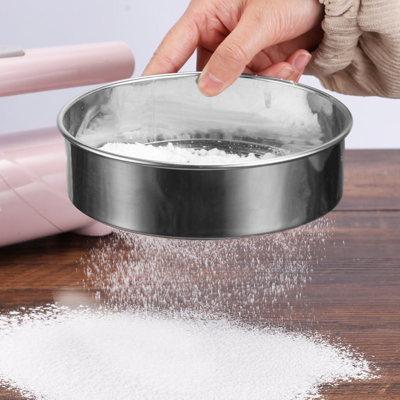面粉烘焙工具15cm不锈钢散装米粉筛糖粉筛面粉筛