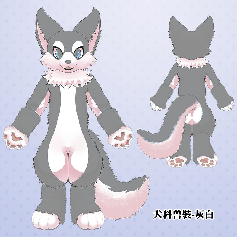 furry萌系犬科兽装fursuit全装散件舞台表演cosplaycosplay配件