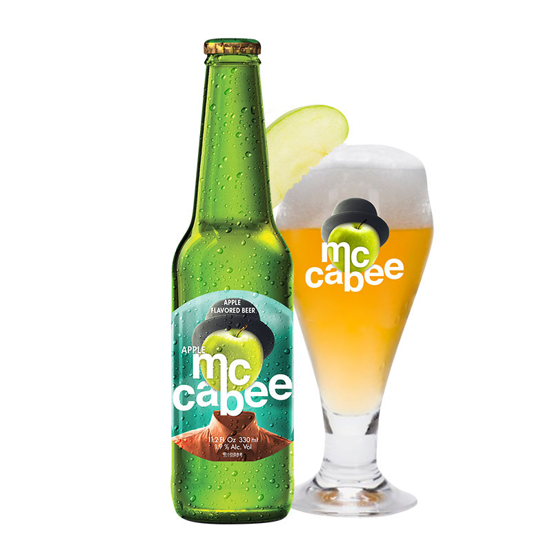 包邮4种口味列伊奥丽瓶装装水果味啤酒330mlx6啤酒