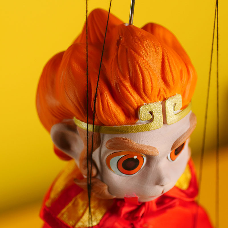 非遗提线木偶齐天大圣孙悟空幼儿园道具人偶真假美猴王新年木偶