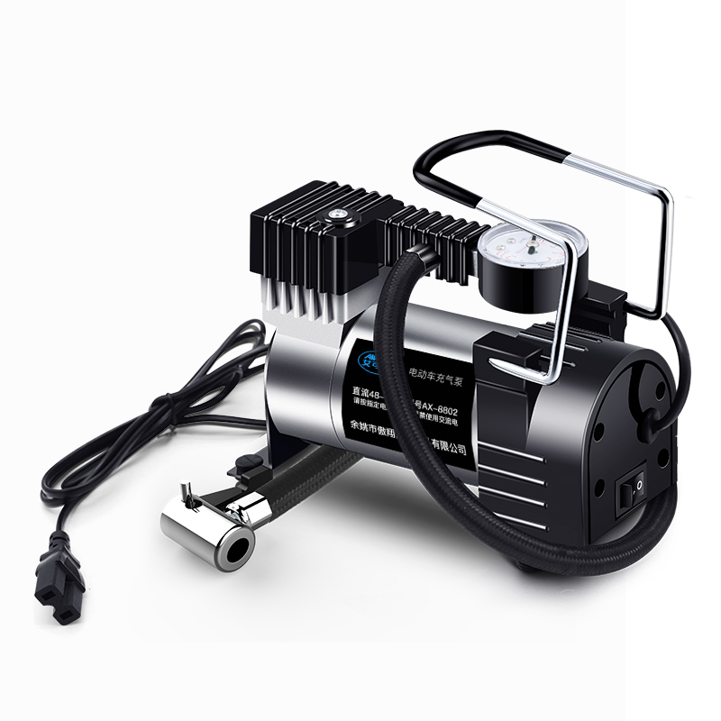 【车载充气泵】电瓶车电动车充气泵48v60v72v通用型便携式