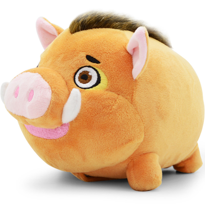 熊出没毛绒玩具可爱猪跳跳猪动物公仔儿童跳跳球女孩娃娃女生礼物