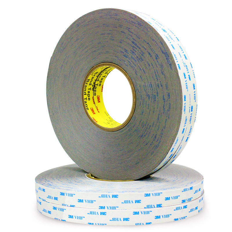 3m强力双面胶粘胶贴泡棉无痕海绵防水耐高温固定车用etc工业胶带