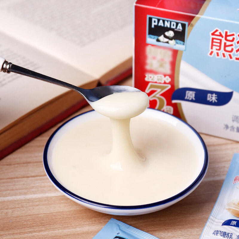 熊猫咖啡面包练乳蛋挞炼奶猫牌炼乳熊猫牌烘焙奶精炼乳