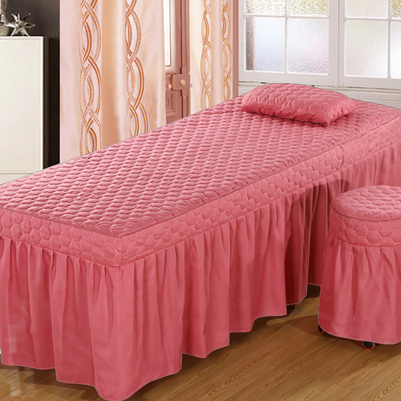 床罩新款美容单件理疗简约按摩床带洞床套推拿床罩