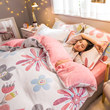 Thickened Milk Coral Velvet Four-piece Double-sided Flanged Quilt Set Winter Season Falley Plus Sword Bed Single Bed Three-piece Set Thickened Milk Coral Velvet Four-piece Double-sided Flanged Quilt Set Winter Season Falley Plus Sword Bed Single Bed Three-piece Set