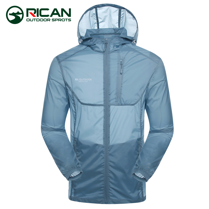 防晒衣男夏季超薄透气防水弹力跑步运动皮肤衣户外钓鱼男士防晒服