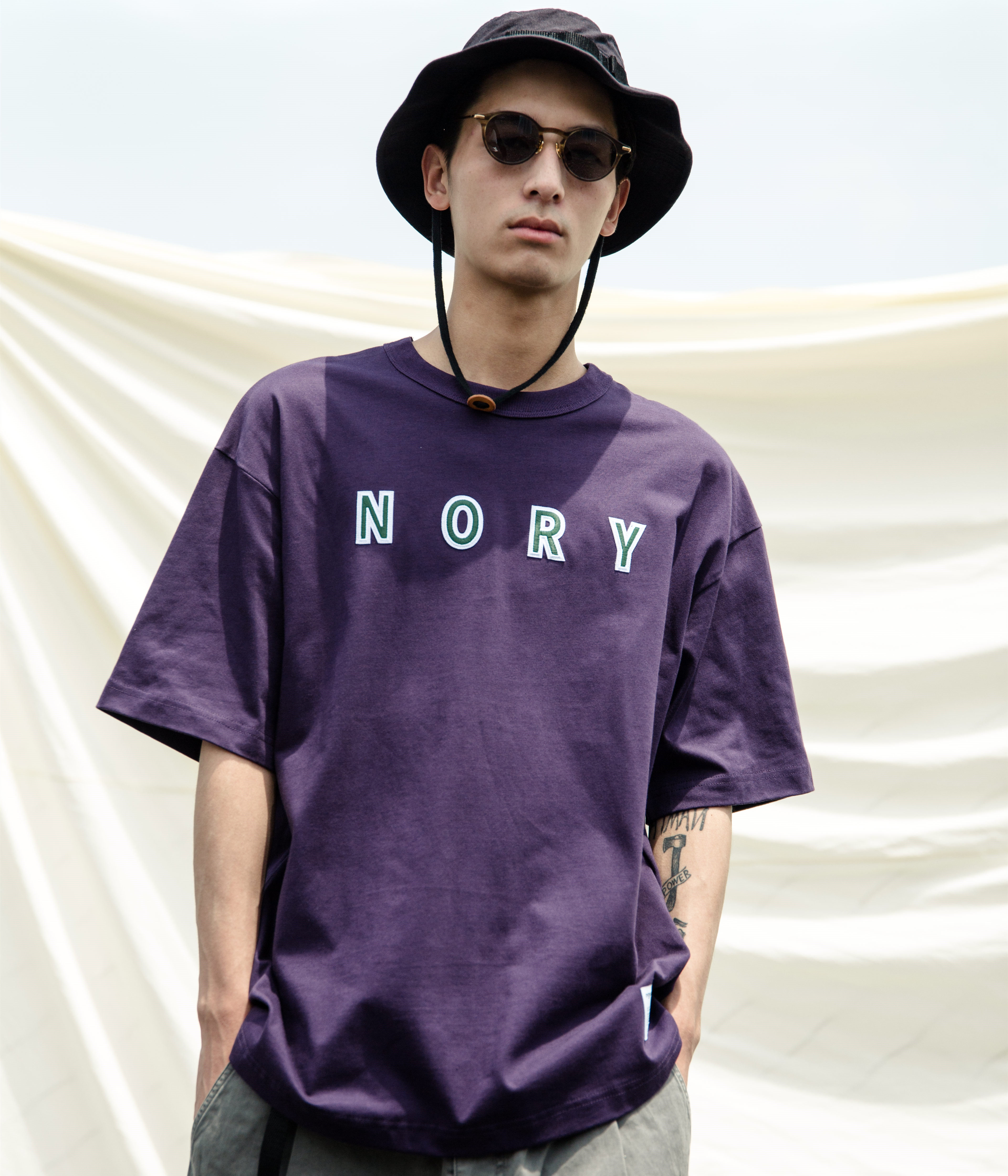 ngoarmy宽松流行夏流行休闲圆领立体ss20短袖刺绣t恤