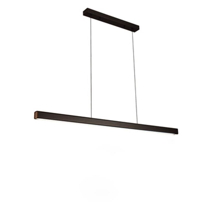 北欧餐厅餐桌led长条灯具会议室办公工作室现代餐厅吊灯