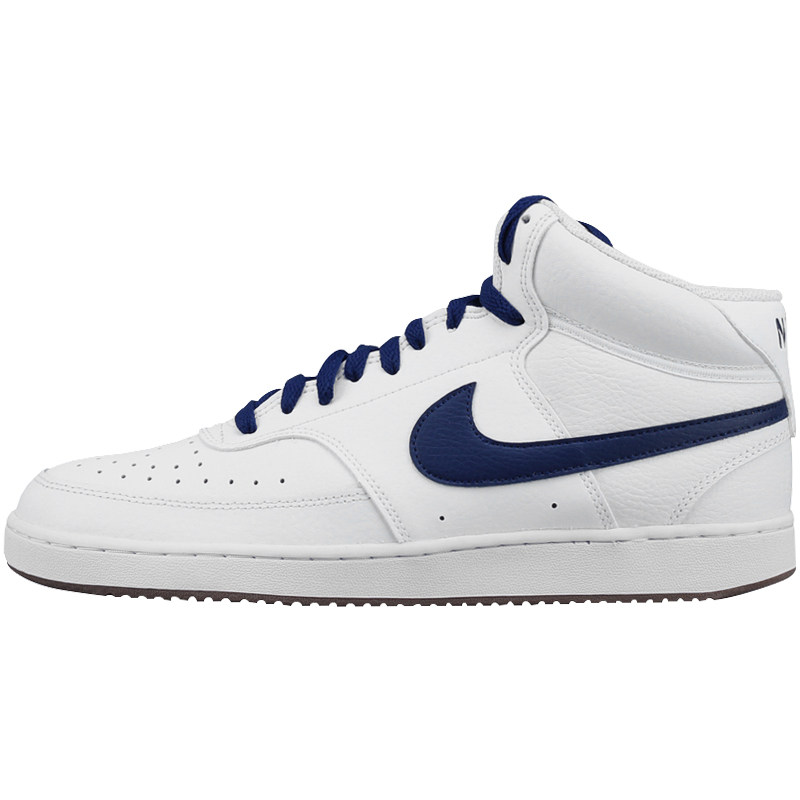 nike耐克courtvisionmid黑白男子高帮休闲板鞋板鞋
