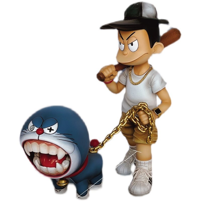 梦想小镇m3工作室gta黑帮系列哆啦小夫机器猫手办