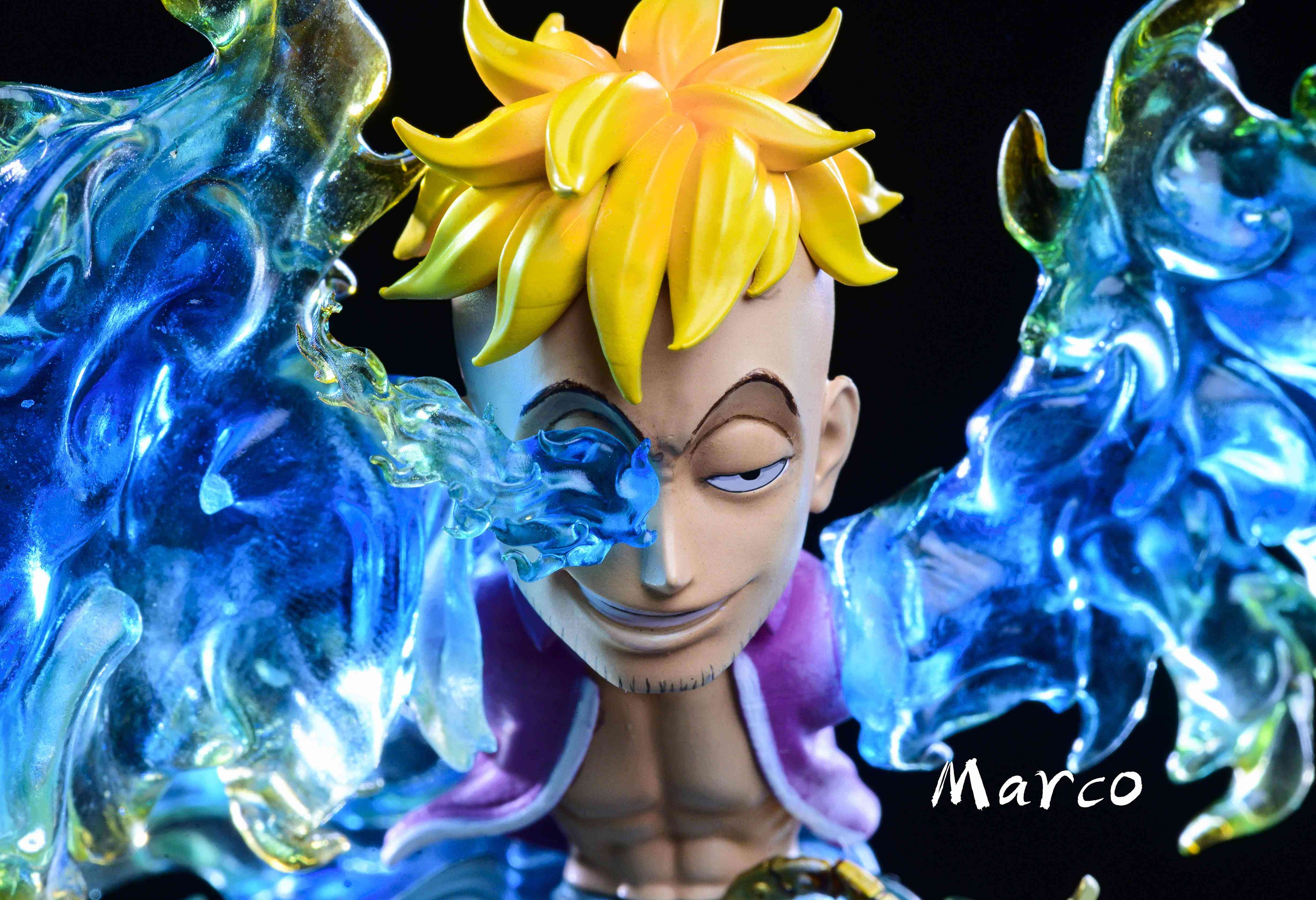 梦想小镇yz马尔科白共鸣一番队队队长海贼王手办