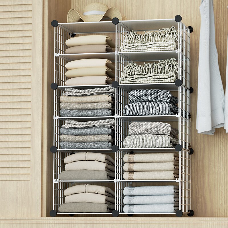衣柜内部分层35cm卧室家用衣帽间隔断活动隔层衣柜