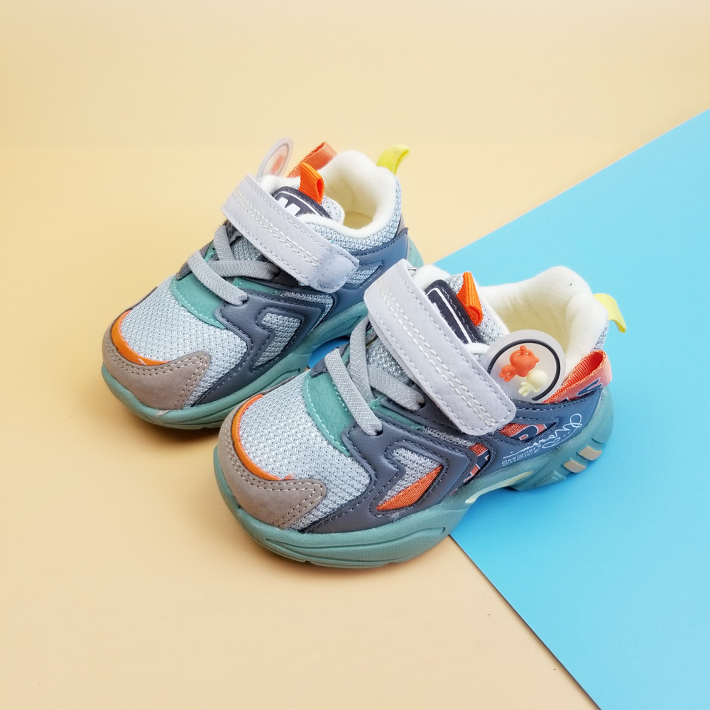 几米熊儿童机能2020秋季新款网布透气童鞋软底运动鞋