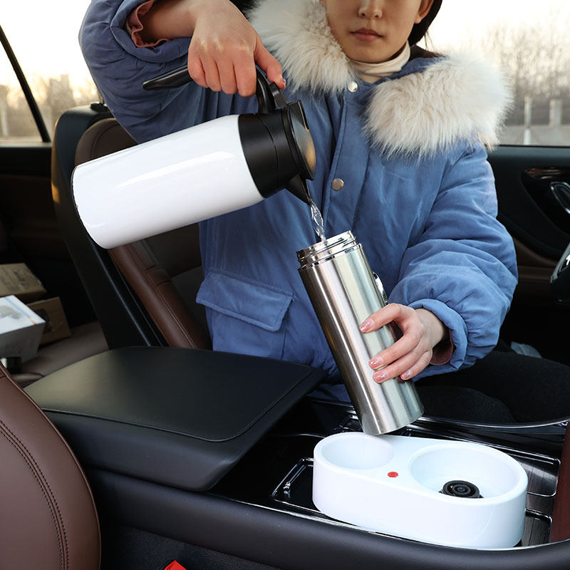 车载烧水壶12v24v通用热水水壶车用开水水杯大车车载冷热