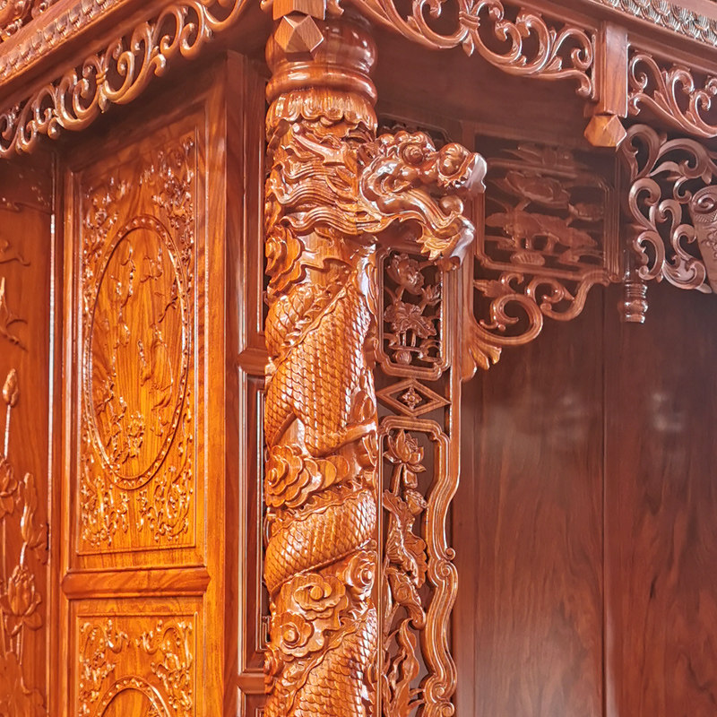 龙凤套柜大号佛龛供台神台神楼神笼家用寺庙佛柜