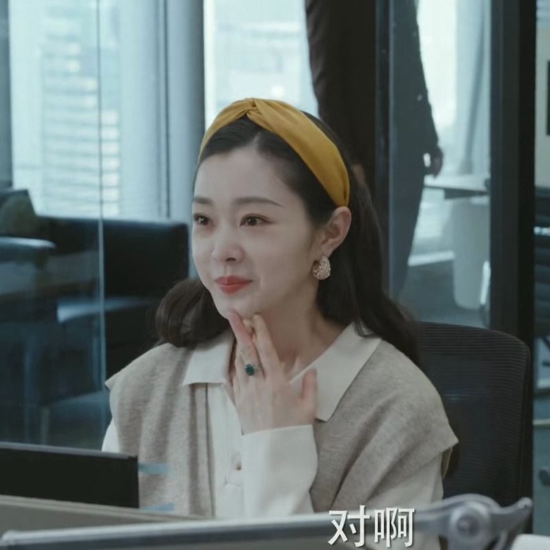 爱的理想生活宋轶戴希希拼接发箍韩版简约布艺发饰