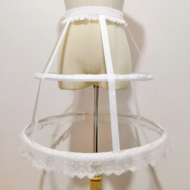 镂空鱼骨裙撑lolita洛丽塔cosplay胯下下生夏季卡门婚纱裙撑