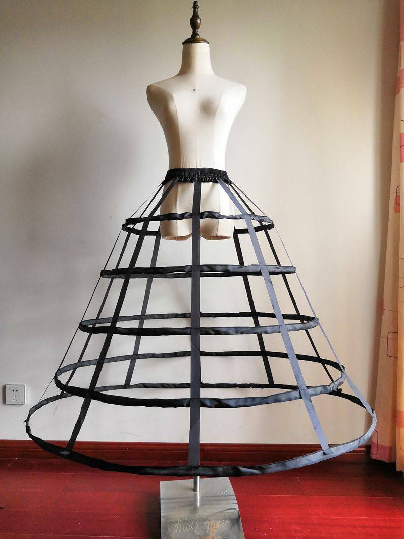 镂空鸟笼5层lolita鱼骨钢圈暴力裙撑钟形字撑婚纱裙撑