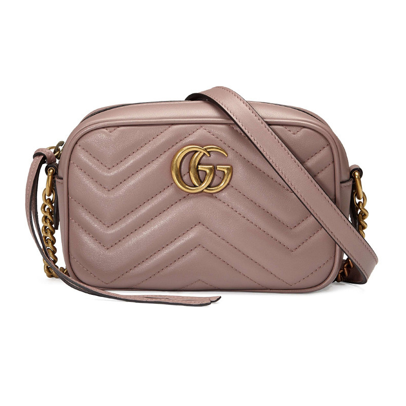 正品gucci酷奇女包古驰双绗缝女士牛皮女士包袋