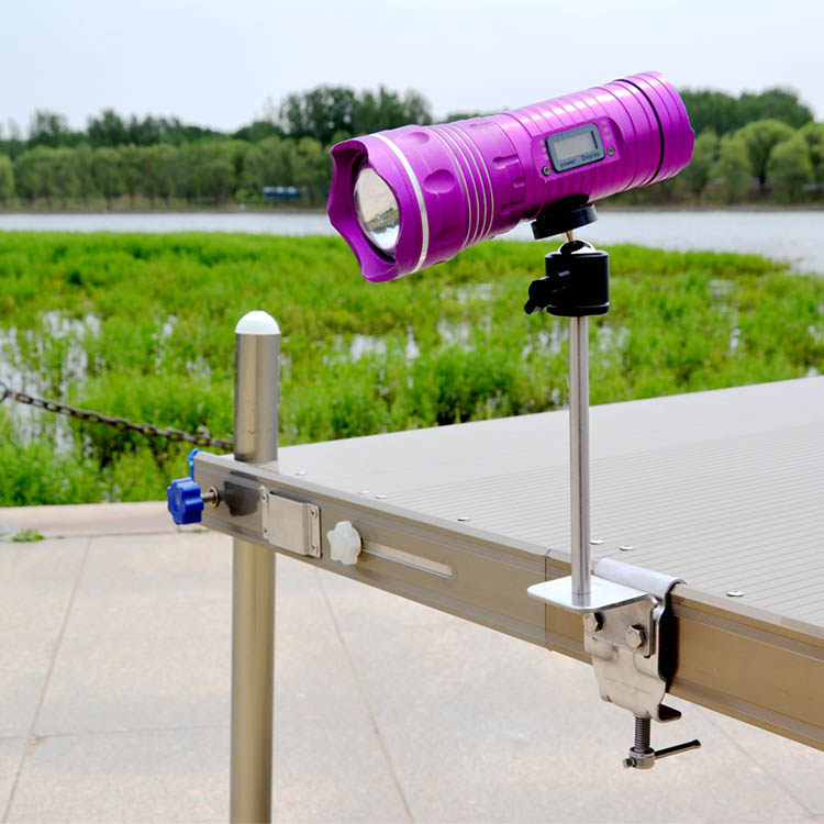 钓台滑动灯架硬杆超强承重云台万向调节夜钓钓台