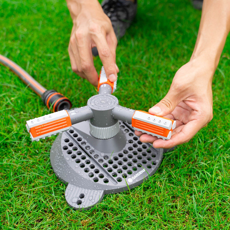 德国进口嘉丁拿菜地浇水神器自动旋转喷头菜园浇地喷水草坪洒水器