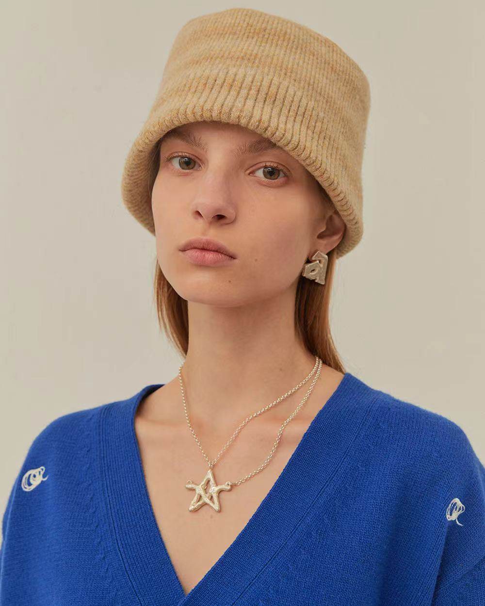 sr21新款春夏ader百搭毛衣男女情侣潮流配饰项链