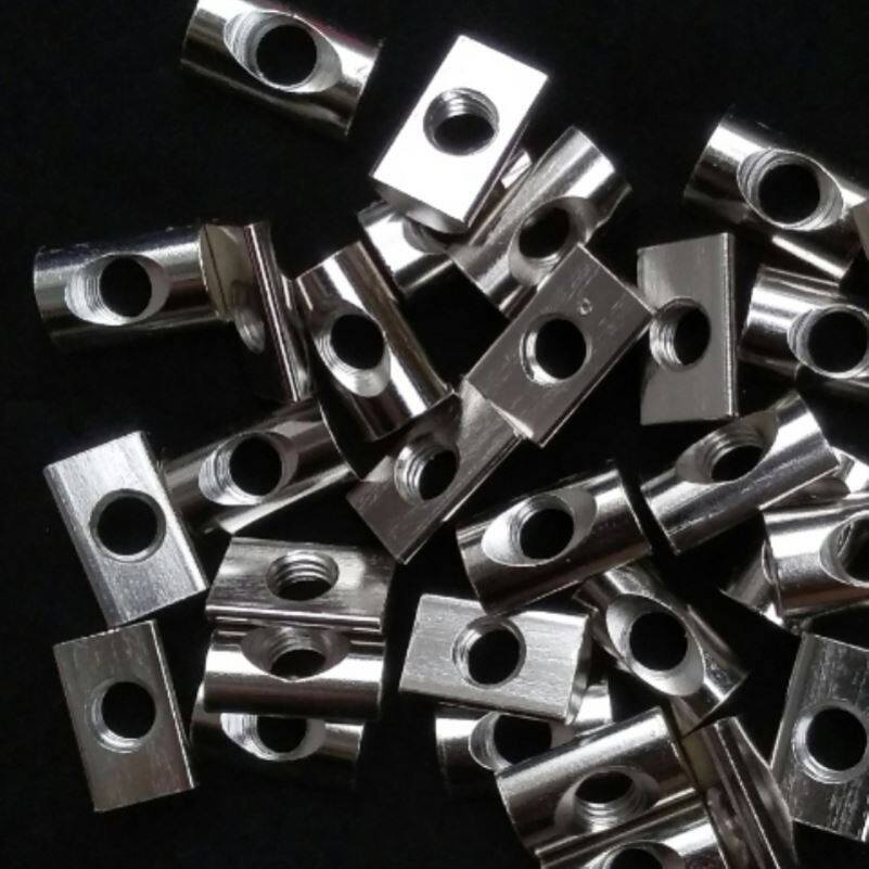 扁头半圆螺母卡片卡扣螺丝帽4040m8m5m43030帽扣螺母