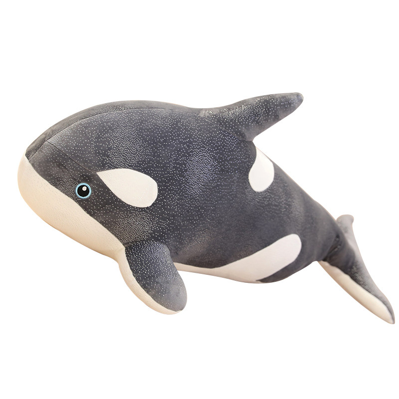 卡通虎毛绒玩具虎鲸公仔抱枕床上玩偶男童布娃娃男生毛绒布艺类玩具