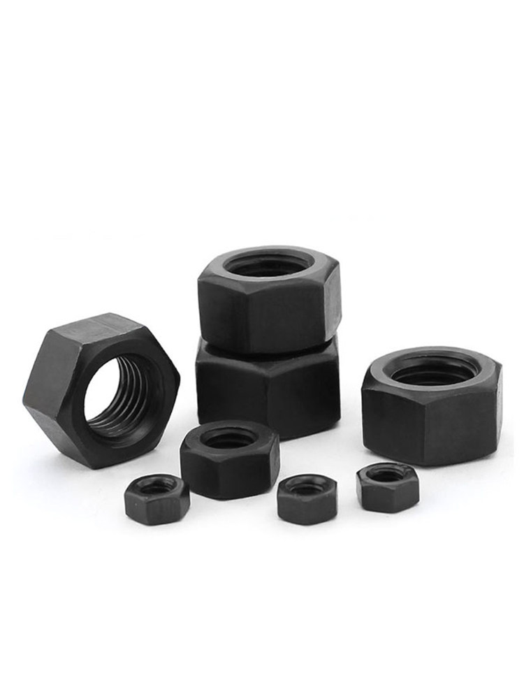 12级高强度六角螺母8级螺丝帽发黑镀镍镀锌镀铜螺母