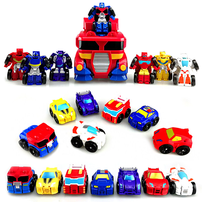 救援玩具变形儿童汽车人一步机器人热浪追踪啰嗦变形金刚模型专区