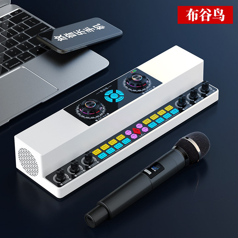 布谷鸟家电y6声卡直播唱歌手机专用音响一体机麦克风