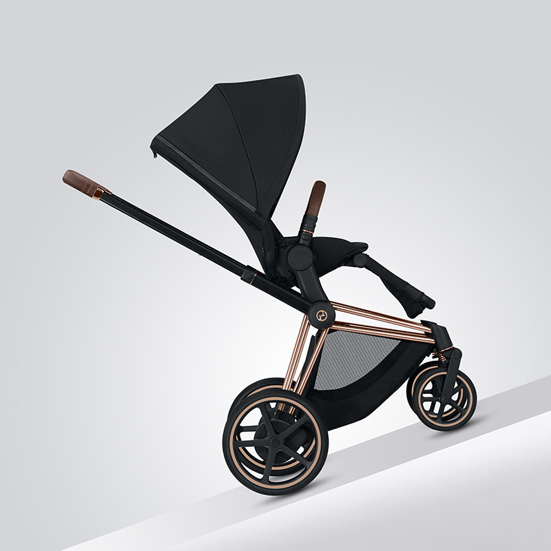 新品德国cybex智能感应电动婴儿推车e-priam高景观折叠双向可坐躺