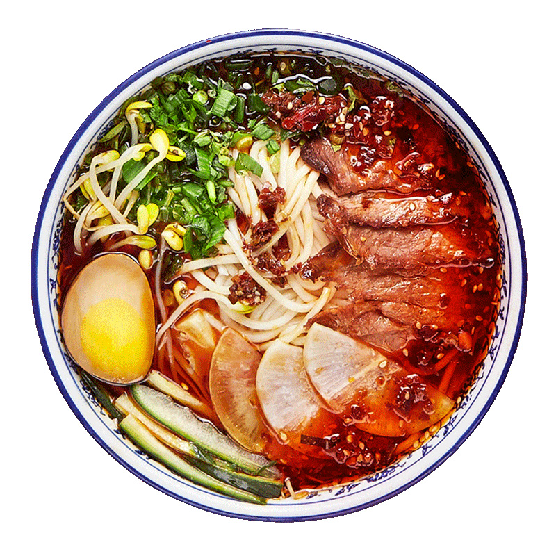 兰州牛肉原汤拉面286g2袋