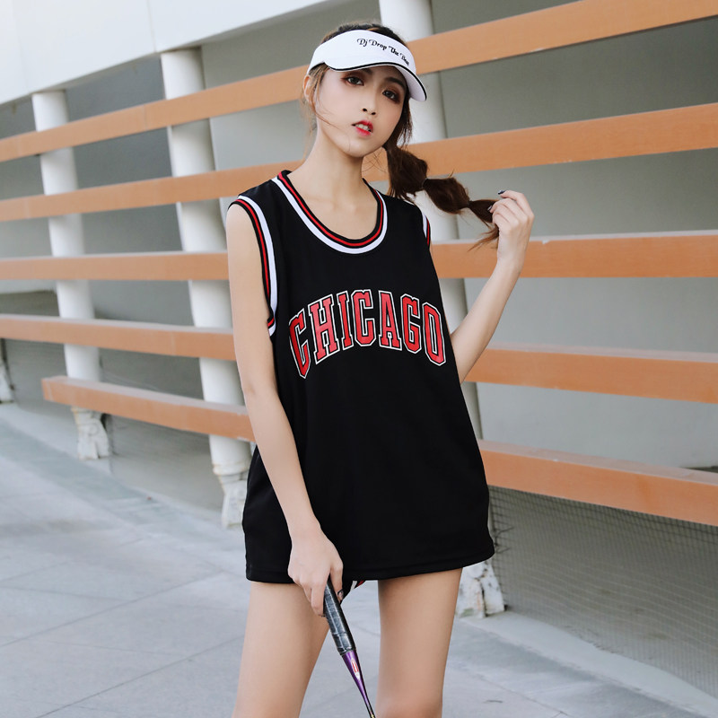 球衣女生篮球服女韩版套装定制女篮背心diy篮球服