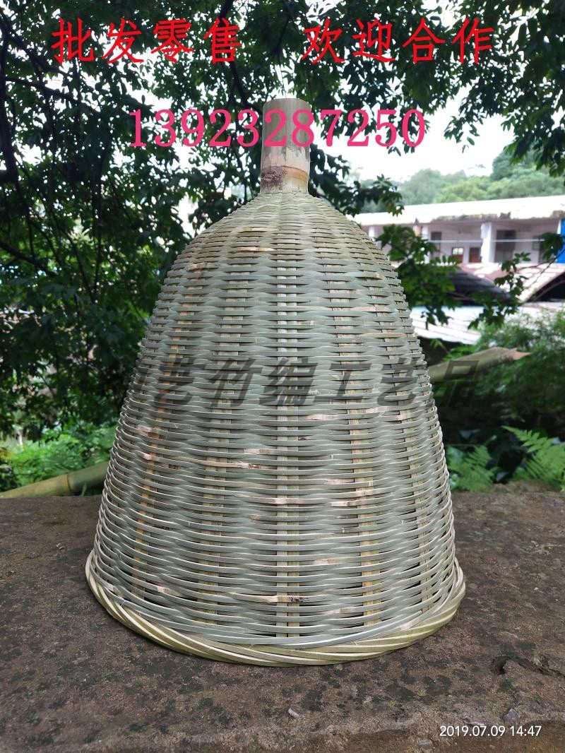 竹编收蜂竹制品招蜂笼捕蜂笼有柄野外蜜蜂引蜂竹编