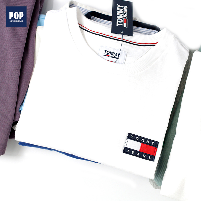 集货Tommy Hilfiger汤米短袖t恤男小标圆领夏季外穿上衣薄款潮牌