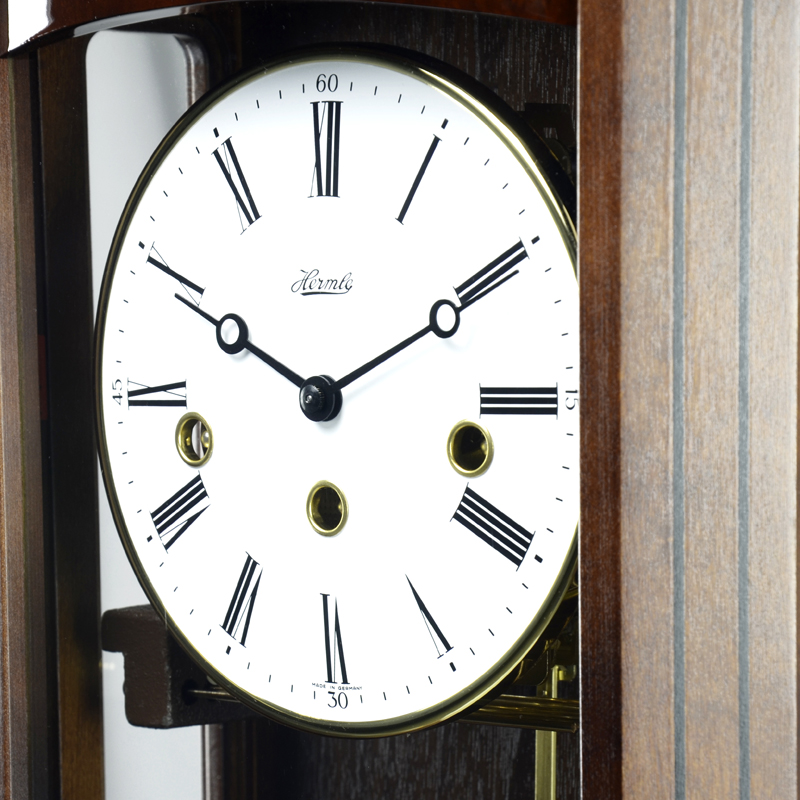 赫姆勒hermle德国进口复古木质机械钟摆挂钟70706030341挂钟