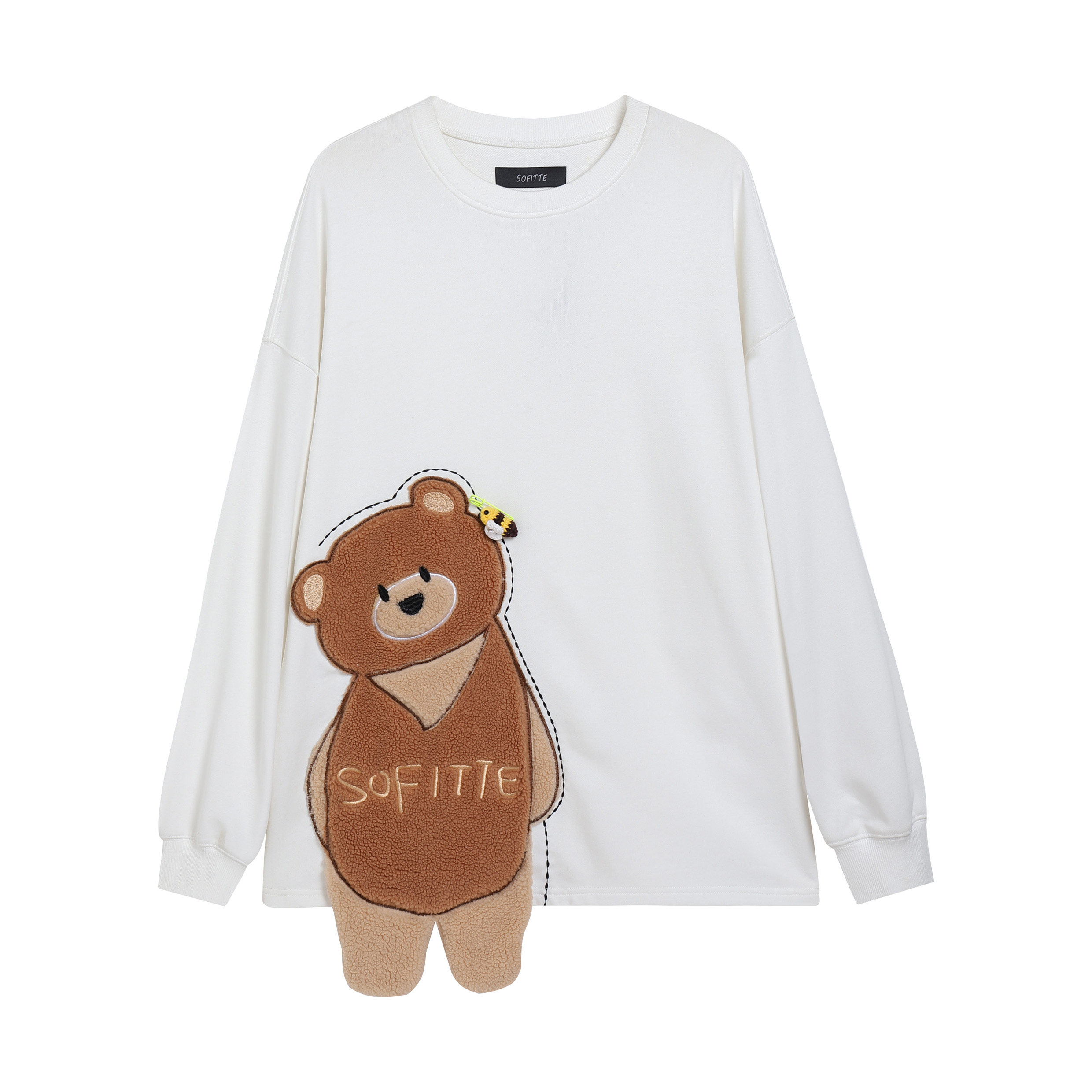 sofitte21ss童趣玩偶小兔小熊卫衣设计师品牌卫衣