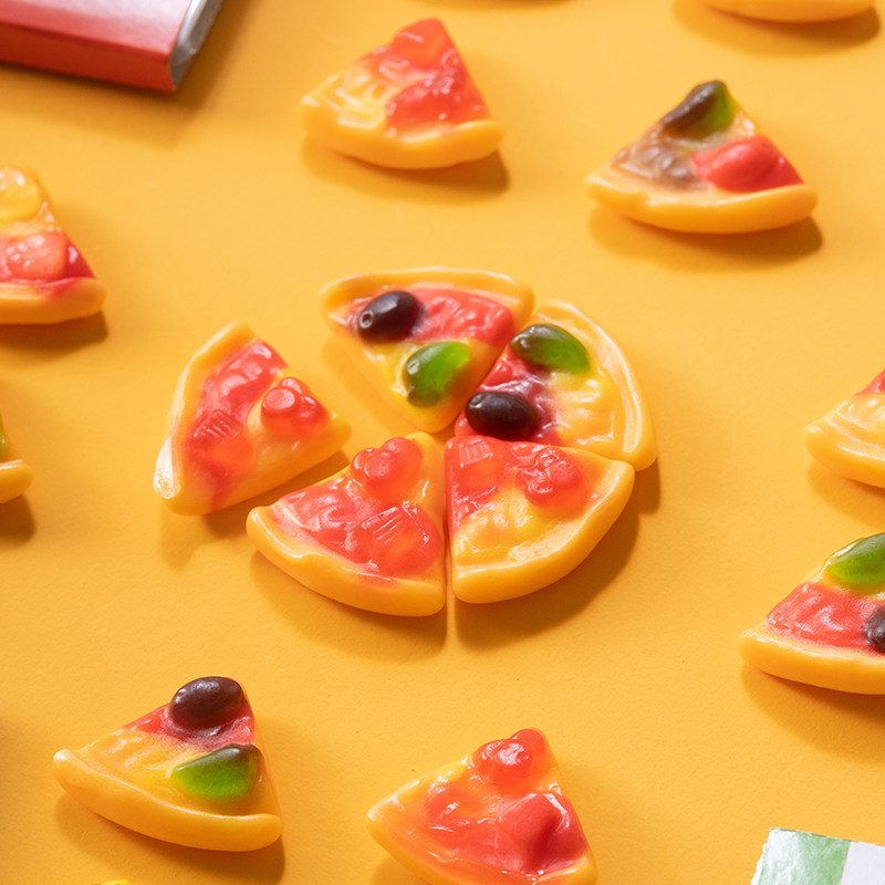口力橡皮糖披萨儿童零食糖果qq德国trolli软糖传统糖果