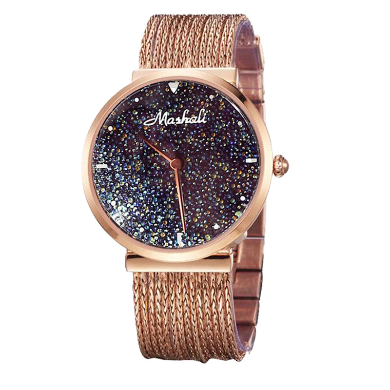 瑞士玛莎莉mashali正品流苏手链女士防水镶钻手表国产腕表