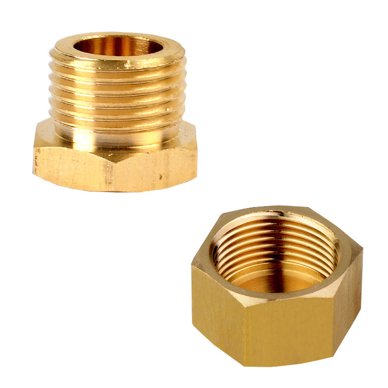 全铜4分6内丝外丝堵头堵帽四分六分水管封口闷头管堵水龙头堵塞子