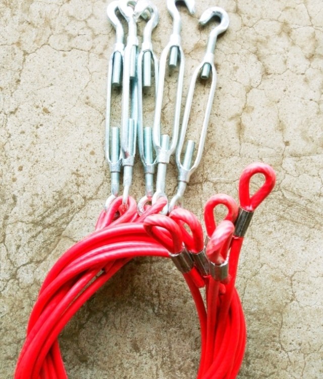 货车拉车运输高栏半挂车厢拉绳固定拖车汽车拖车绳