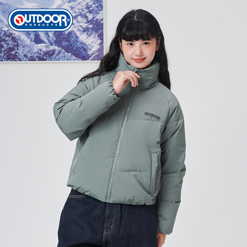 outdoorproducts新款潮牌女式羽绒服秋冬棉服保暖短款羽绒服