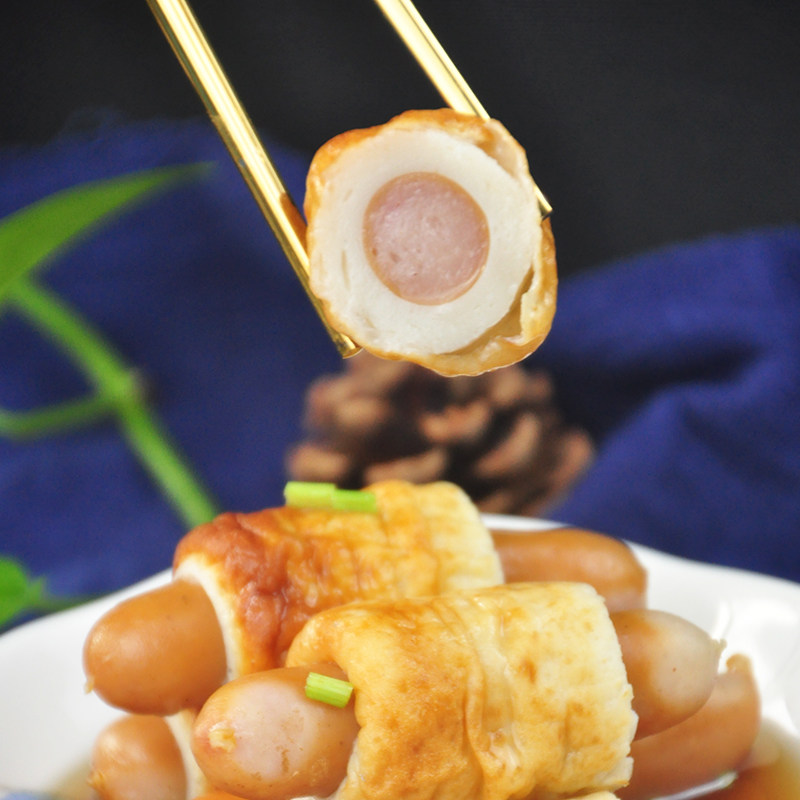 香肠竹轮卷手工海鲜韩国部队火锅关东煮食材竹鱼丸